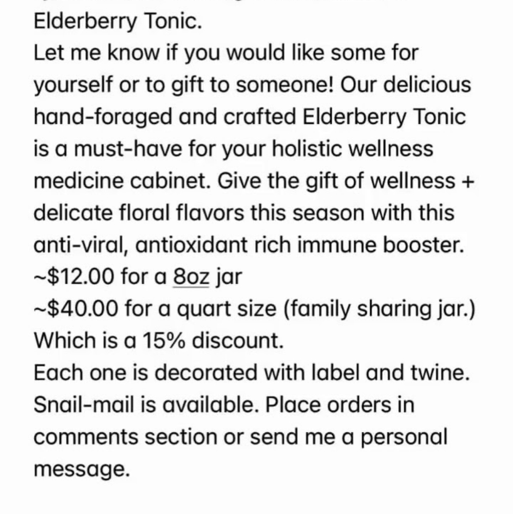 Elderberry Tonic / Syrup. - Picture 6 of 10